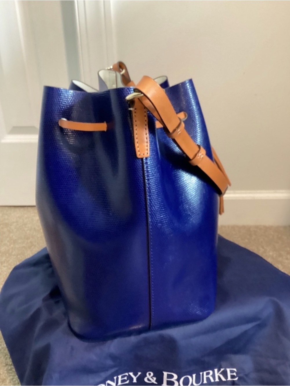 Dooney and Bourke Serena Drawstring Bucket Bag - Picture 7 of 8